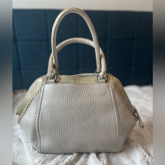 BRIGHTON RARE  SNAKE EMBOSSED
SHOULDER BAG - Picture 7 of 11